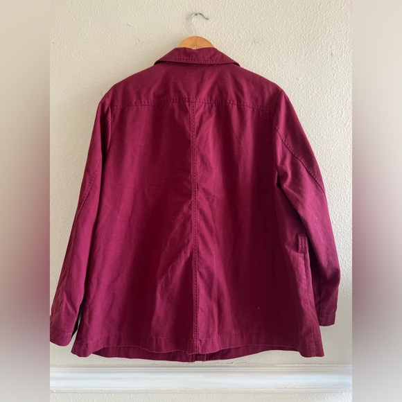Draper James Maroon Utility Jacket - Picture 4 of 10